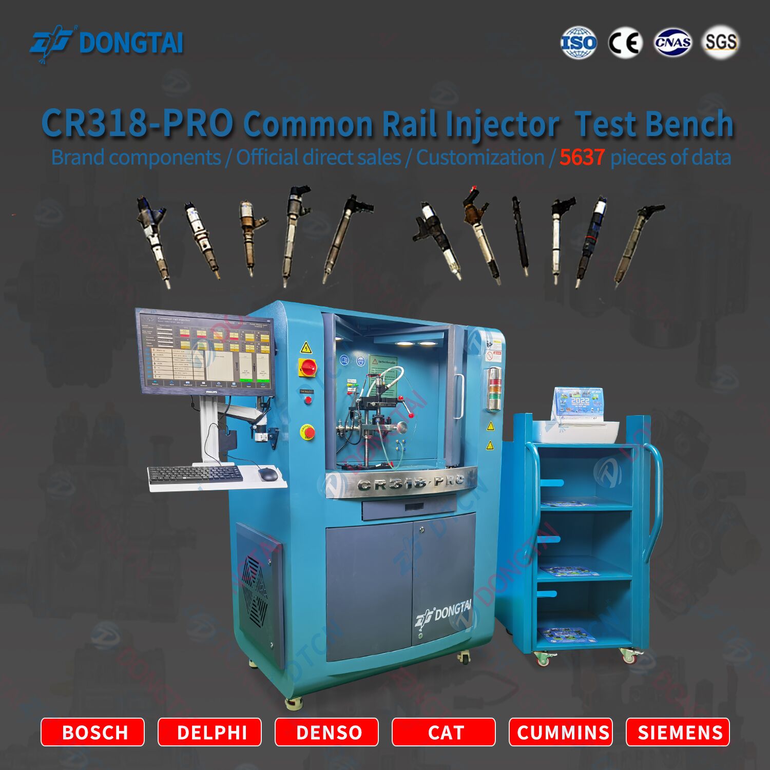CR318PRO Common rail injector test bench
