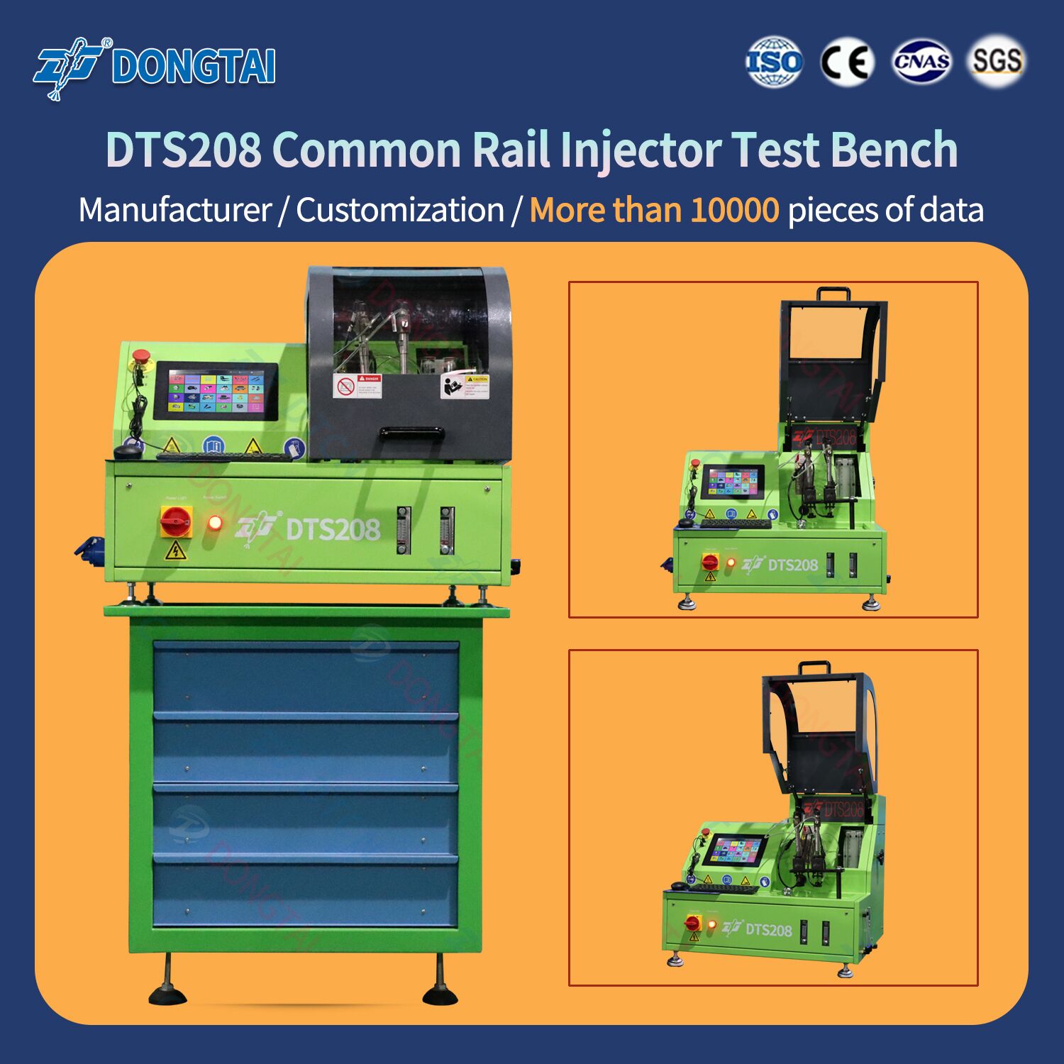 DTS208 common rail injector test bench