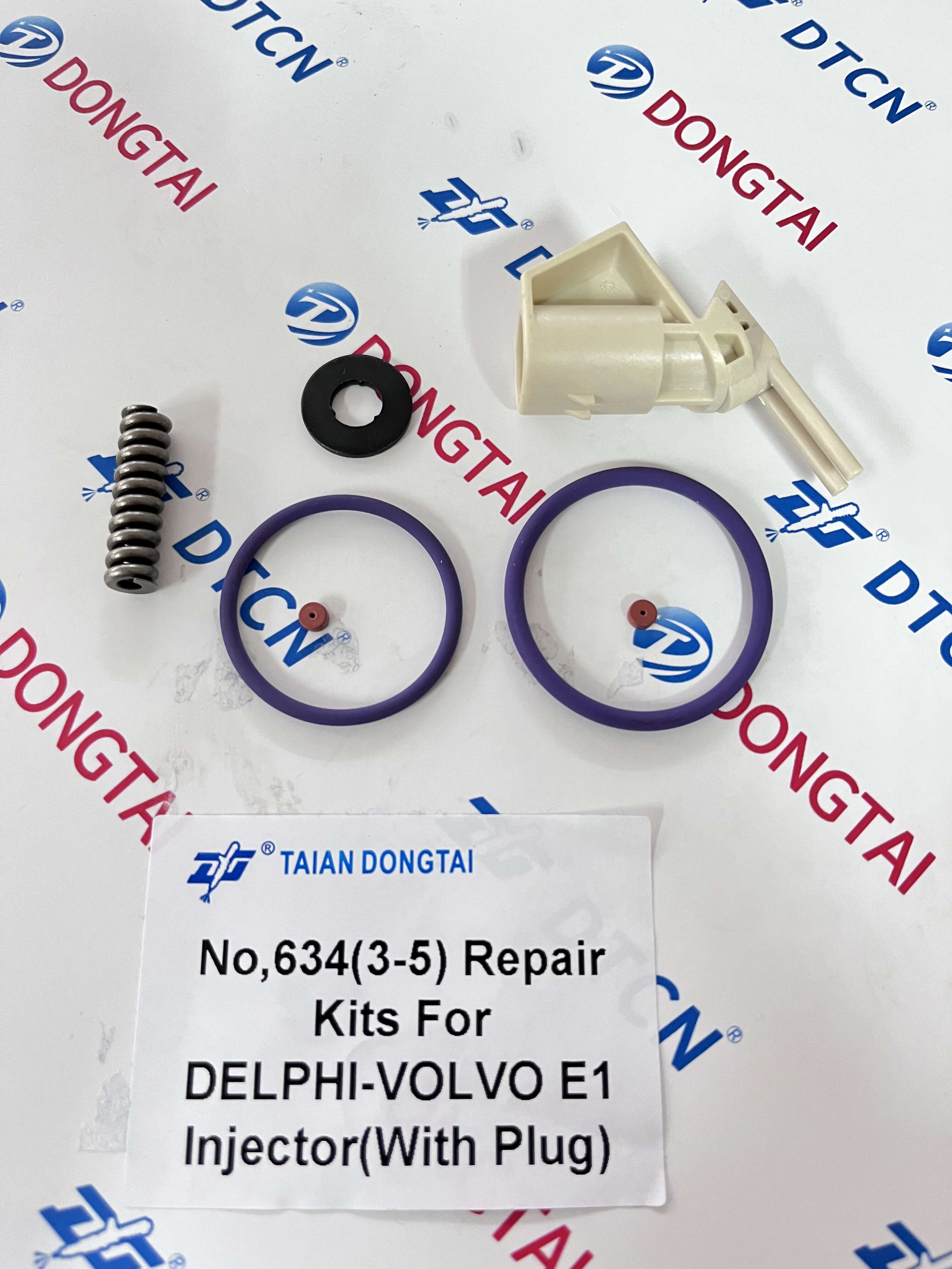 NO.634(3-5) REPAIR KITS FOR DELPHI-VOLVO E1 INJECTOR (With plug)