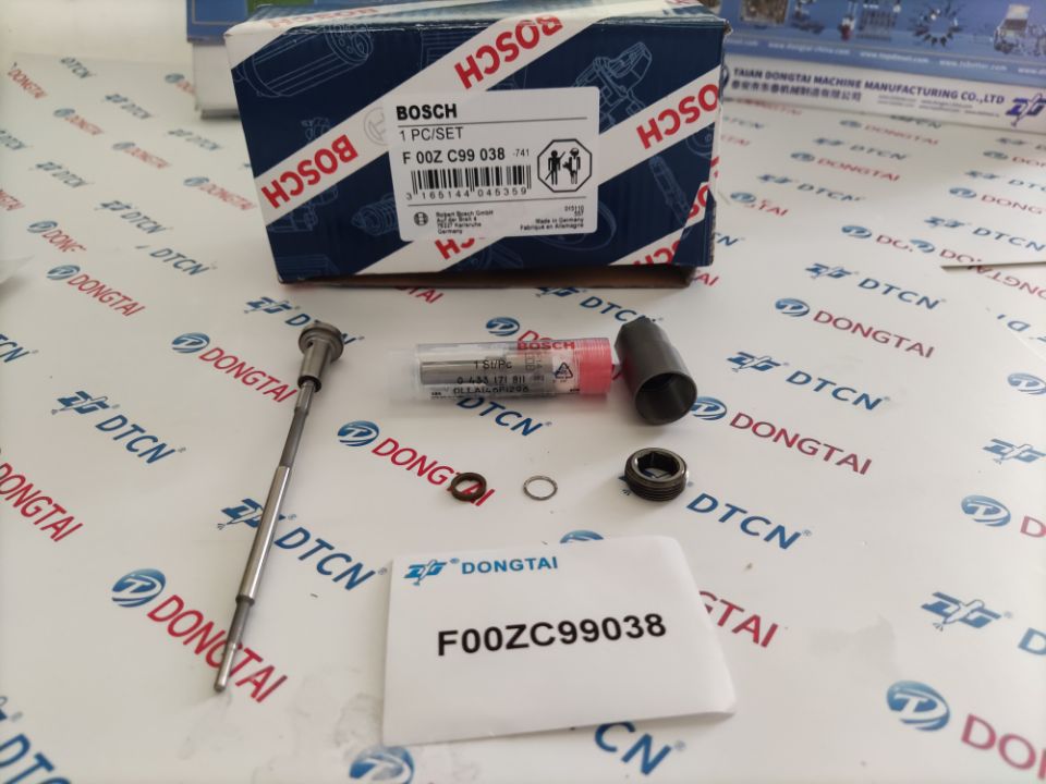 NO.604(4) F00ZC99038 Injector original Overhaul Kit Nozzle DLLA146P1296 for 0445110141