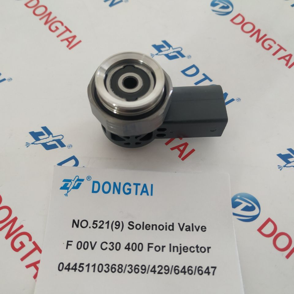 NO.521(9) Solenoid Valve F 00V C30 400 For Injector 0445110368 / 0445110369 /0445110646/0445110647