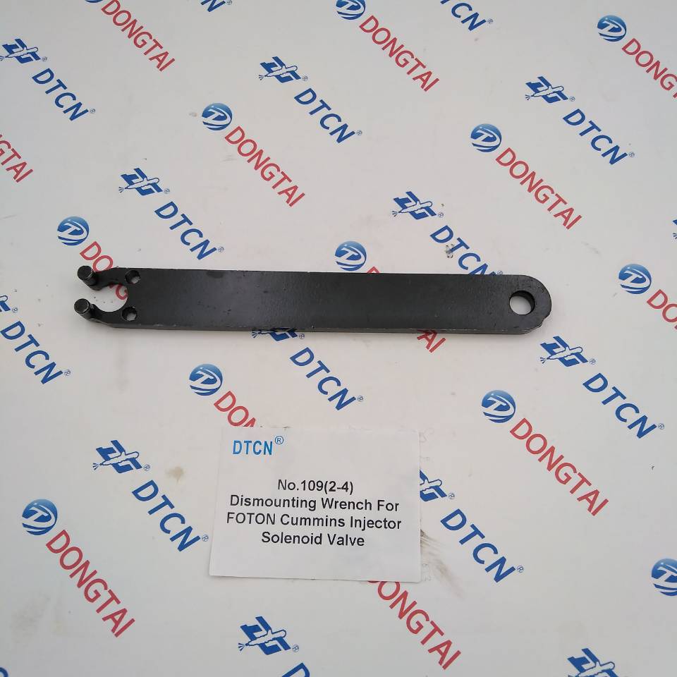 NO.109(2-4)Dismounting wrench for Foton cummins injector solenoid valve usd8