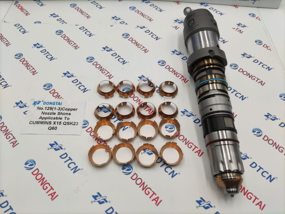 NO.129(1-3) Copper Nozzle Shims Applicable To CUMMINS X15 QSK23 Q60 Injector