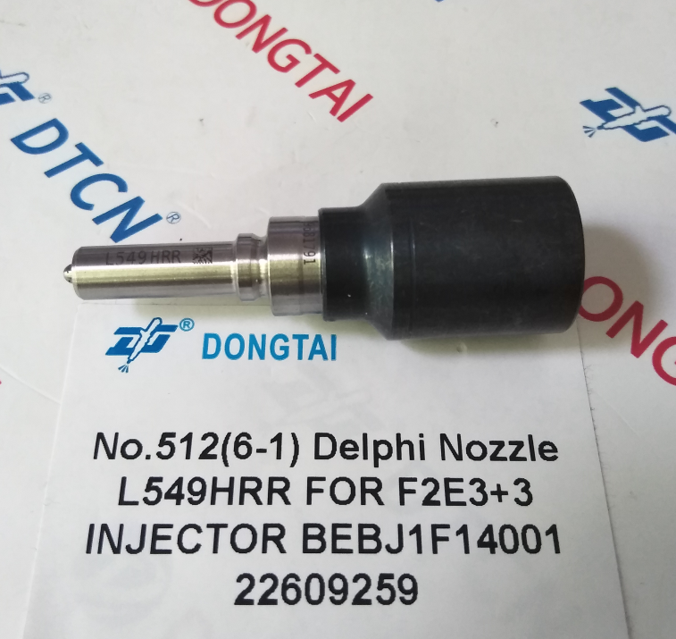 NO.512(6-1) Delphi Nozzle L549HRR for F2E 3+3 Injector BEBJ1F14001 22609259