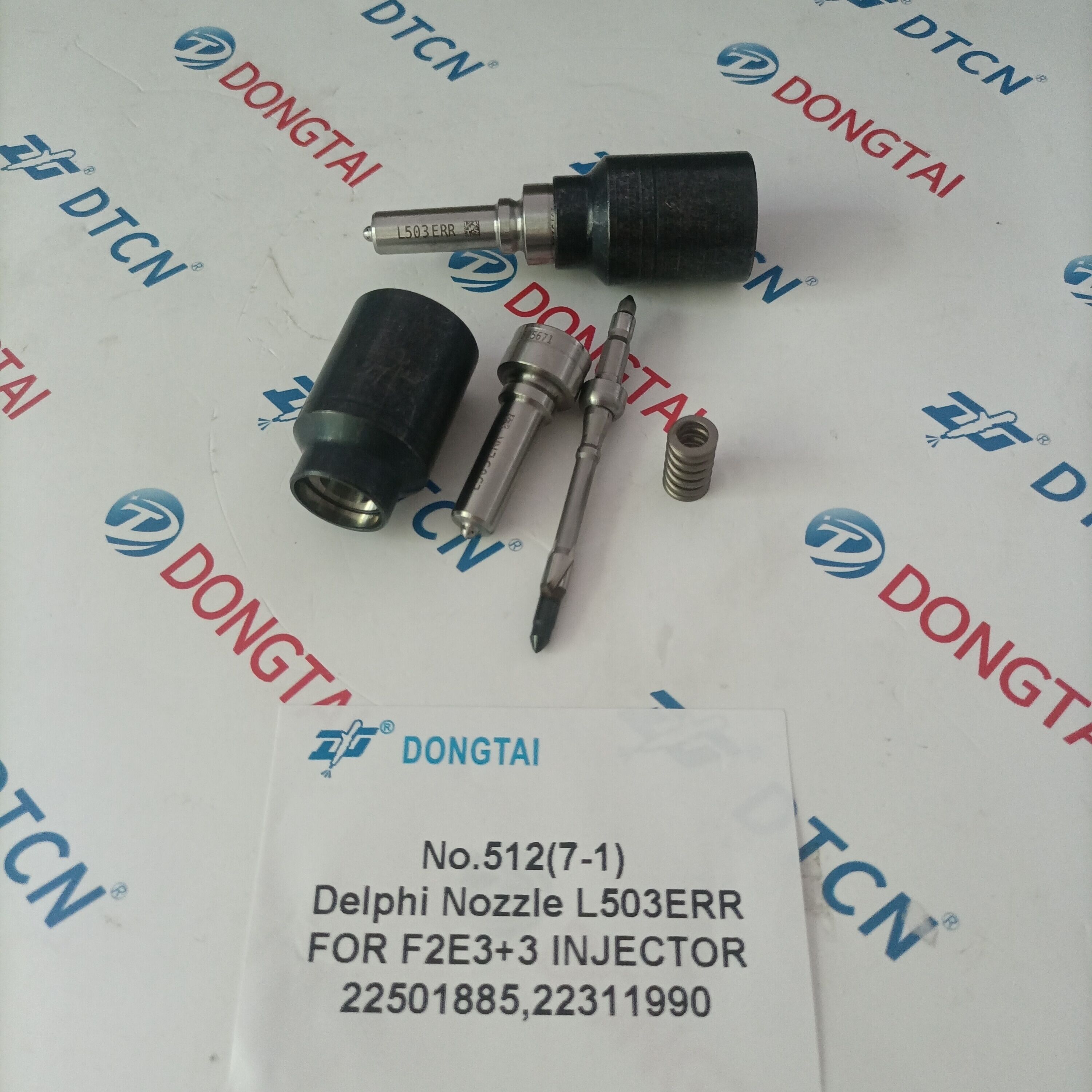NO.512(7-1) delphi nozzle L503ERR for F2E 3+3 injector 22501885 22311990