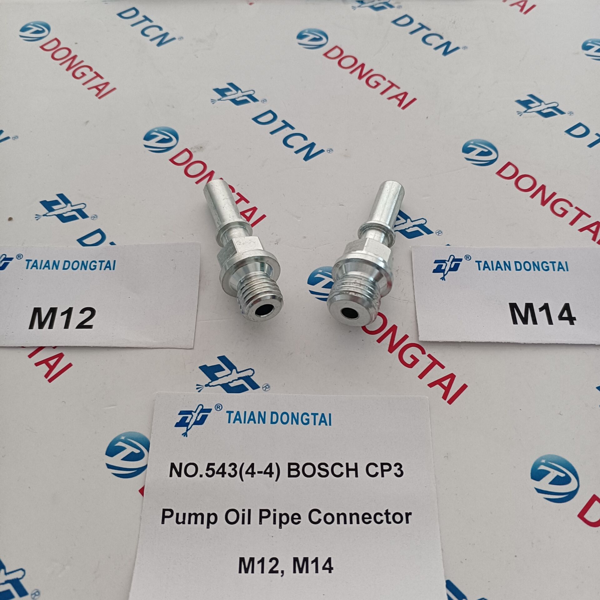 NO.543(4-4) BOSCH CP3 Pump Oil Pipe Connector M12X1.5-φ7.89, M14X1.5-φ7.89