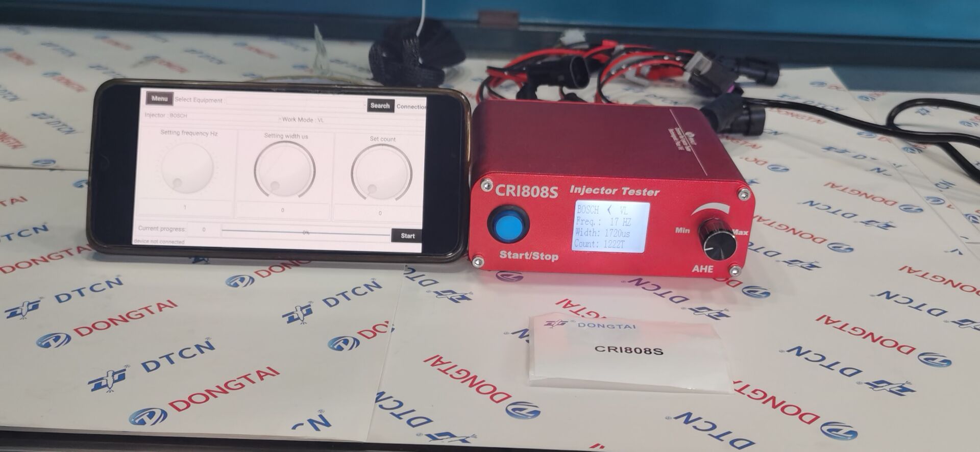 CRI808S Common Rail  Injector Tester with AHE  Function