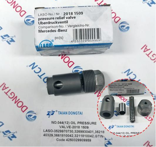 NO.044(12) OIL PRESSURE  VALVE - 20181509  LASO - 3529970730, 3269930401,3521840329, 3661810042,3211810042, GTIN-Code 4250329909959