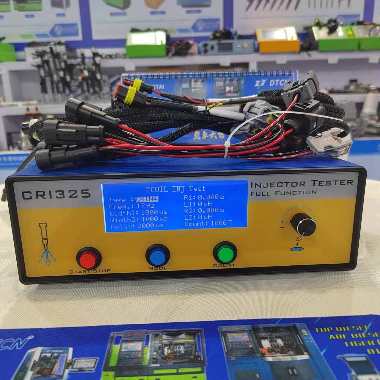 CRI325 Full Function  CR Injector Tester (CRIN4 Double Valve )