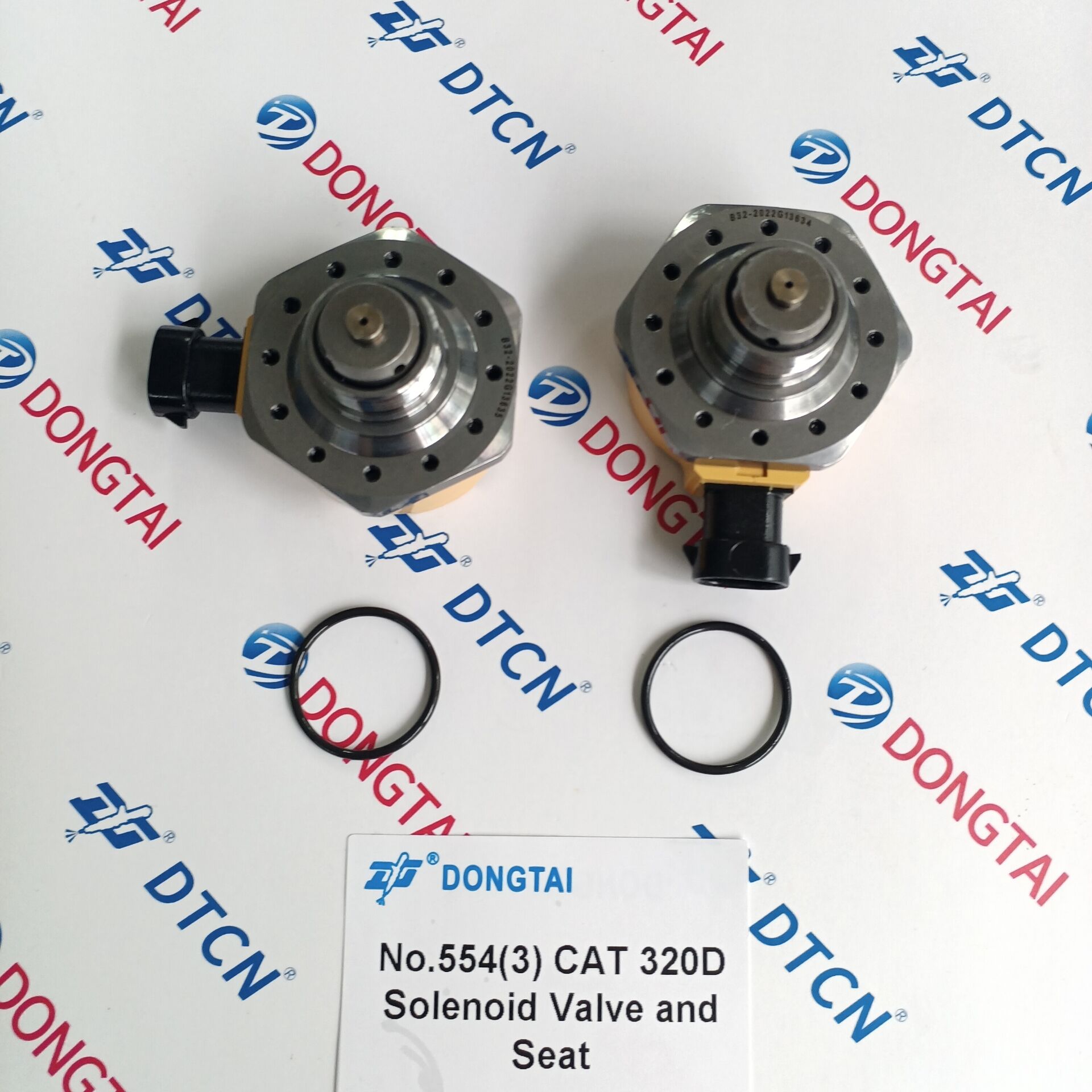 NO.554(3) CAT 320D Solenoid Valve And Seat
