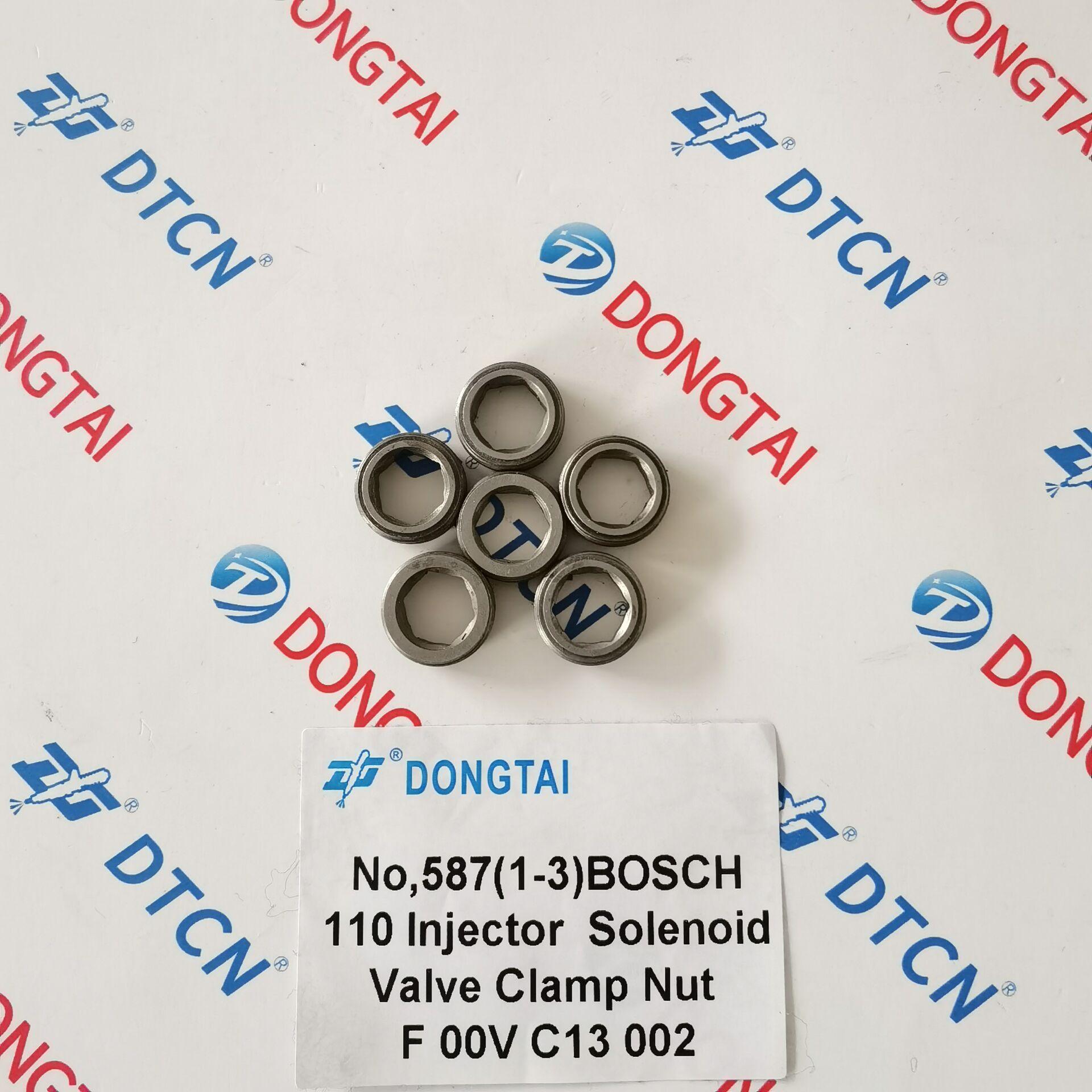 NO.587(1-3) Bosch 110 Injector Solenoid Valve Clamp Nut F 00V C13 002
