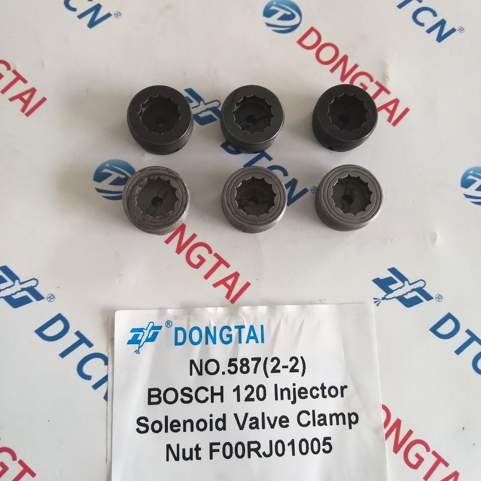NO.587(2-2) Bosch 120 Injector Solenoid Valve Clamp Nut F 00R J01 005