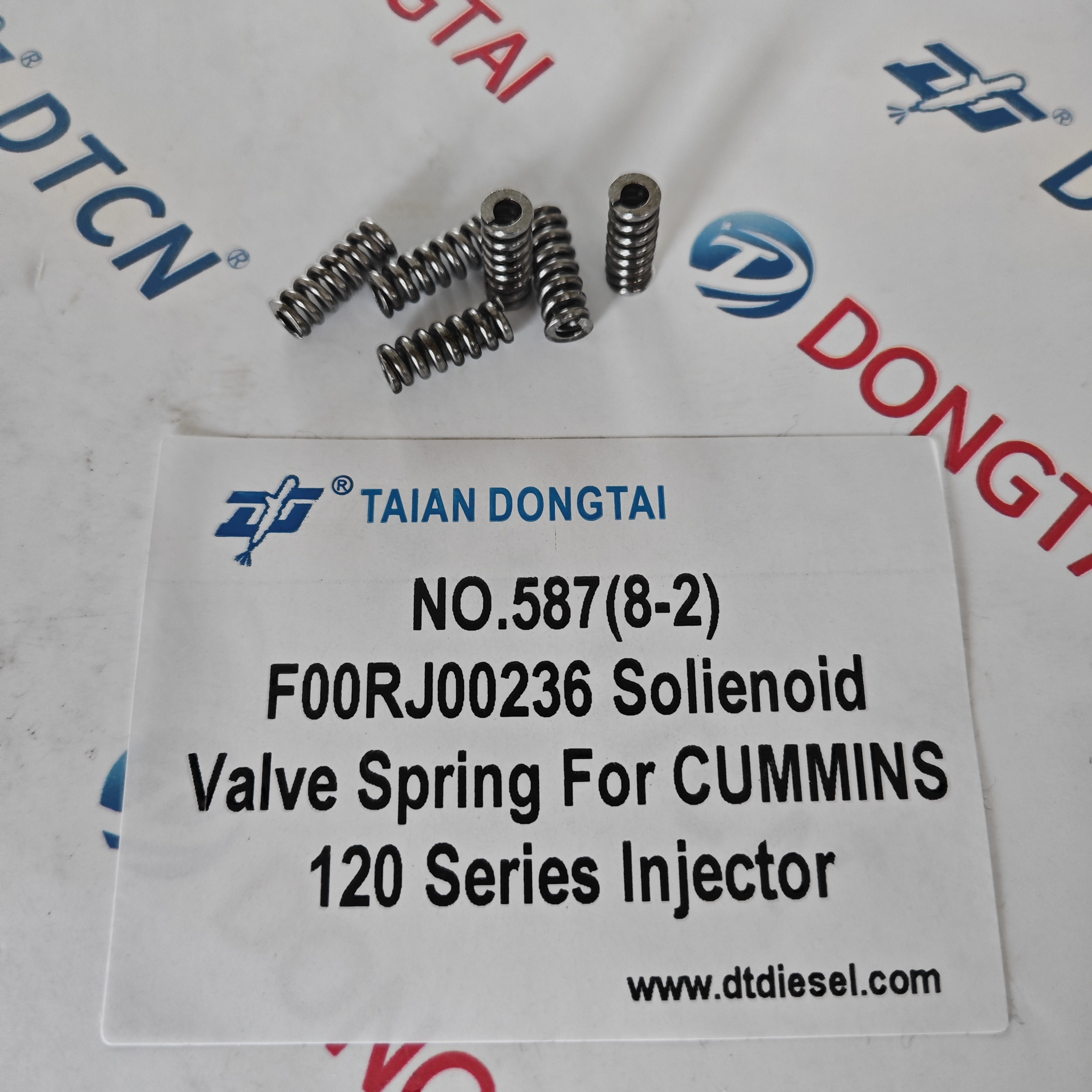 NO.587(8-2) F 00R J00 236, F00RJ00236 Solenoid valve Spring For CUMMINS 120 Series Injector
