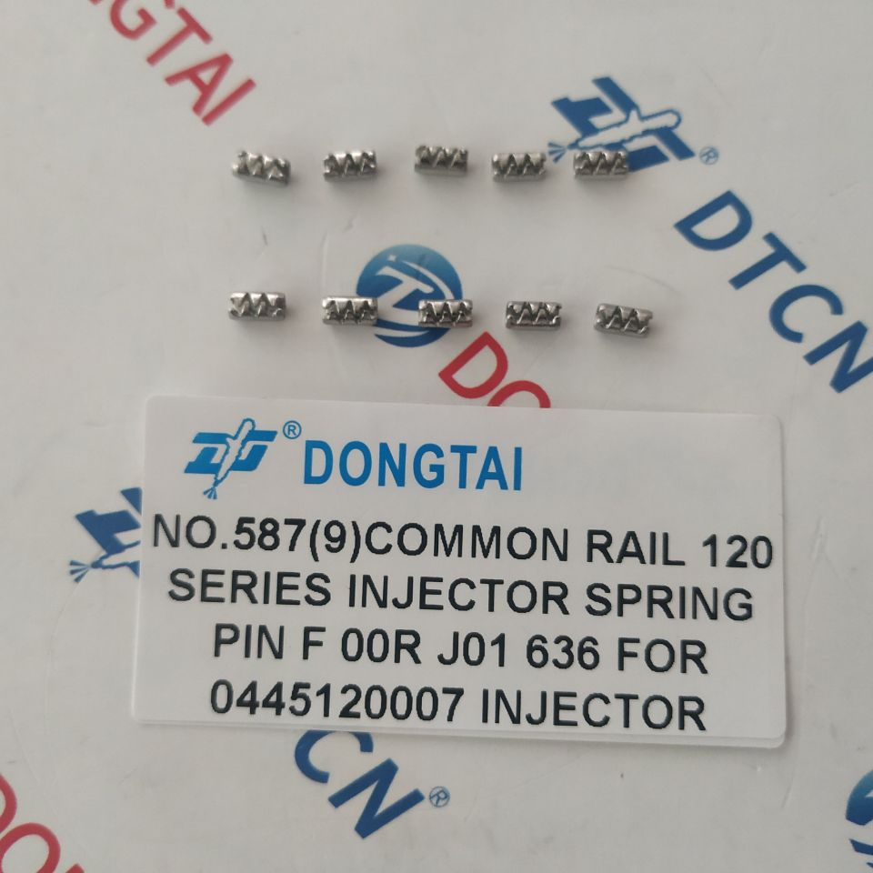 NO.587(9-3) Common Rail 120 Series Injector Spring Pin F 00R J01 636 for 0445120007 Injector