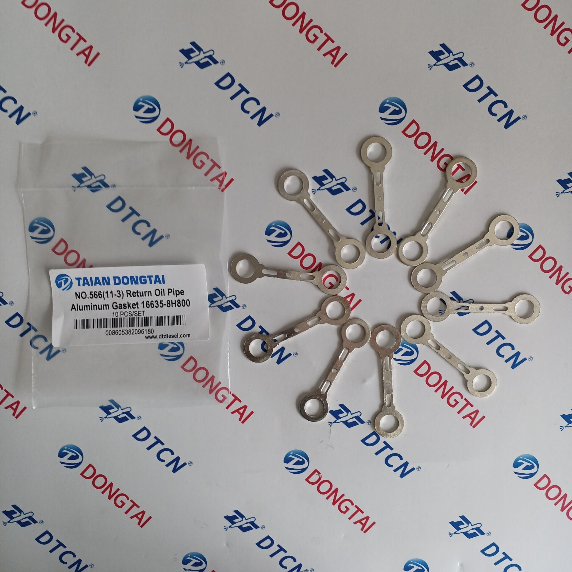 NO.566(11-3) Return Oil pipe Aluminum Gasket 16635-8H800