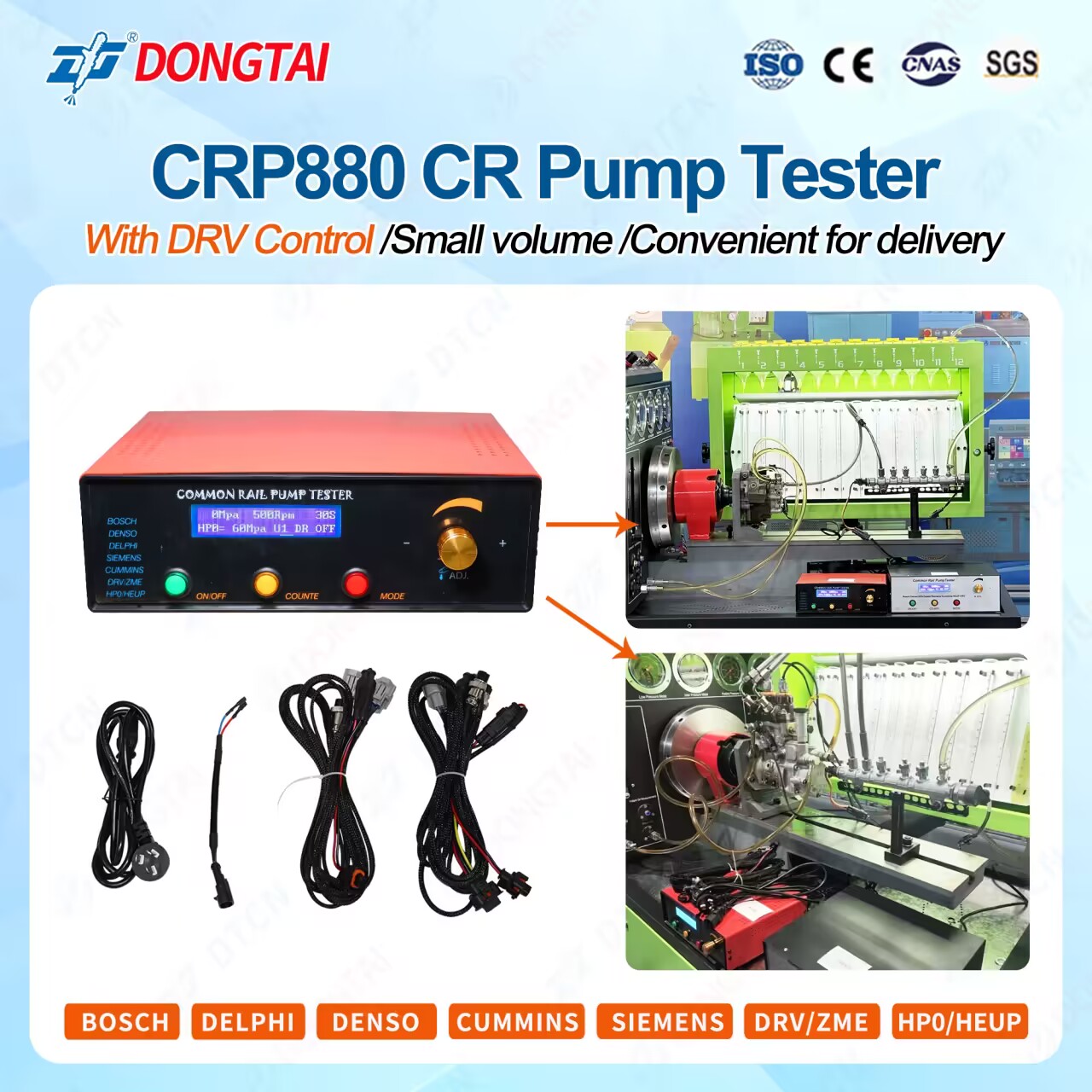 CRP880 CR PUMP  TESTER WITH DRV  CONTROL