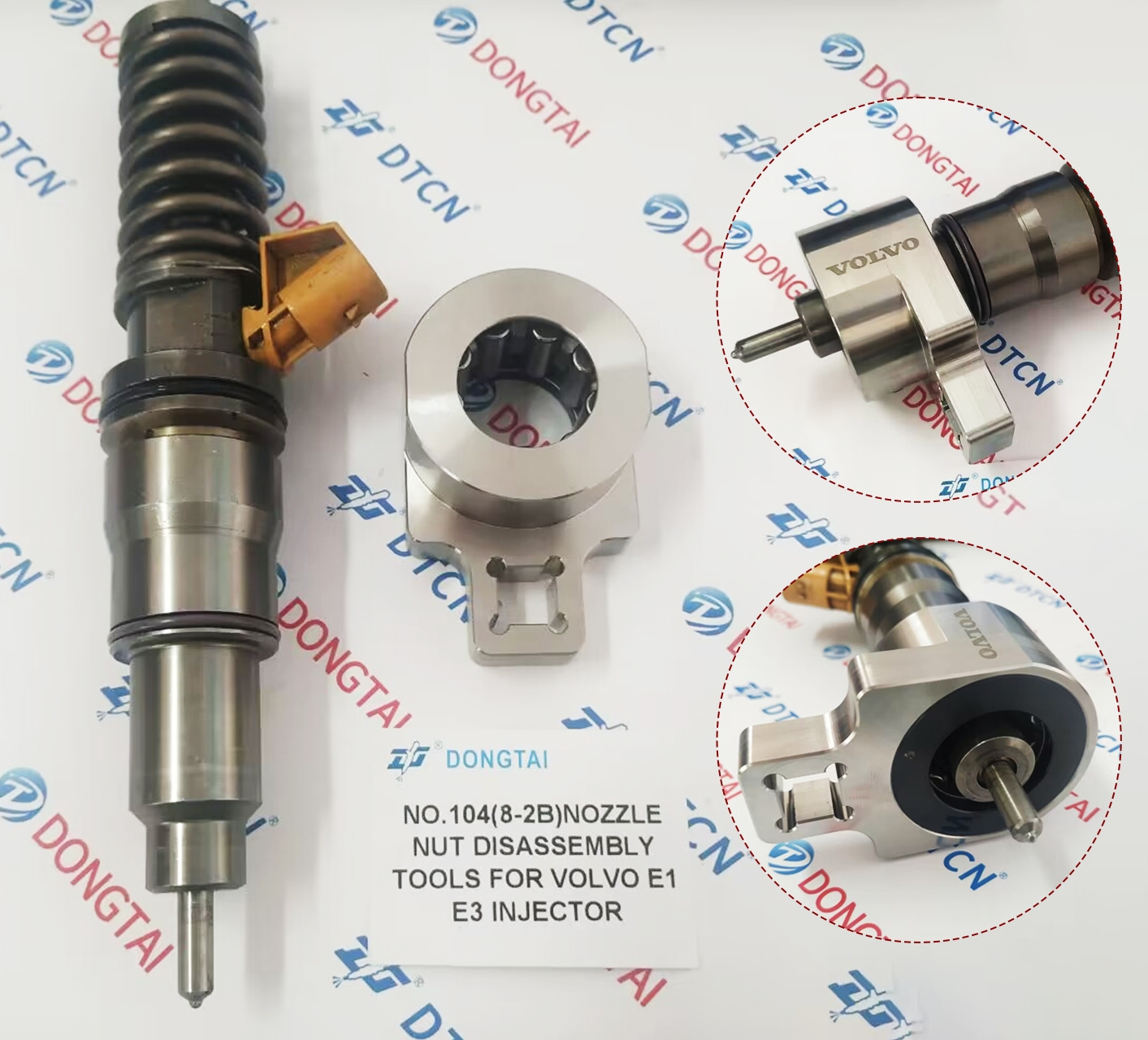 NO.104(8-2B) Nozzle Nut Disassembly Tools for Volvo E1 E3 Injector