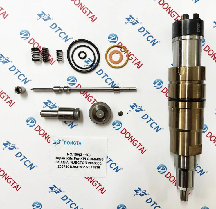 NO.109(2-11CA) Repair Kits For XPI CUMMINS Scania Injector 2086663/ 2057401/2031835/2031836