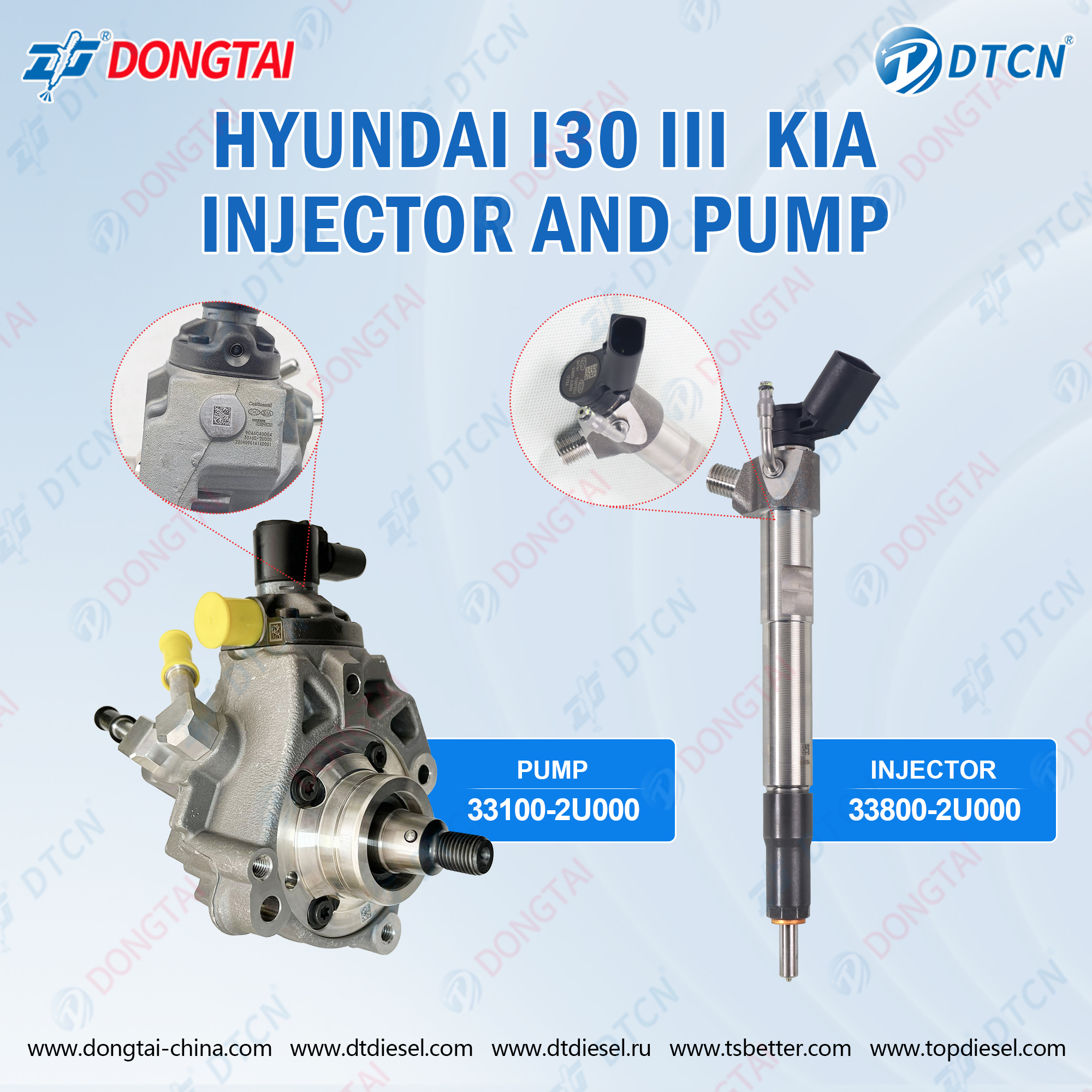 HYUNDAI I30  KIAINJECTOR AND PUMP