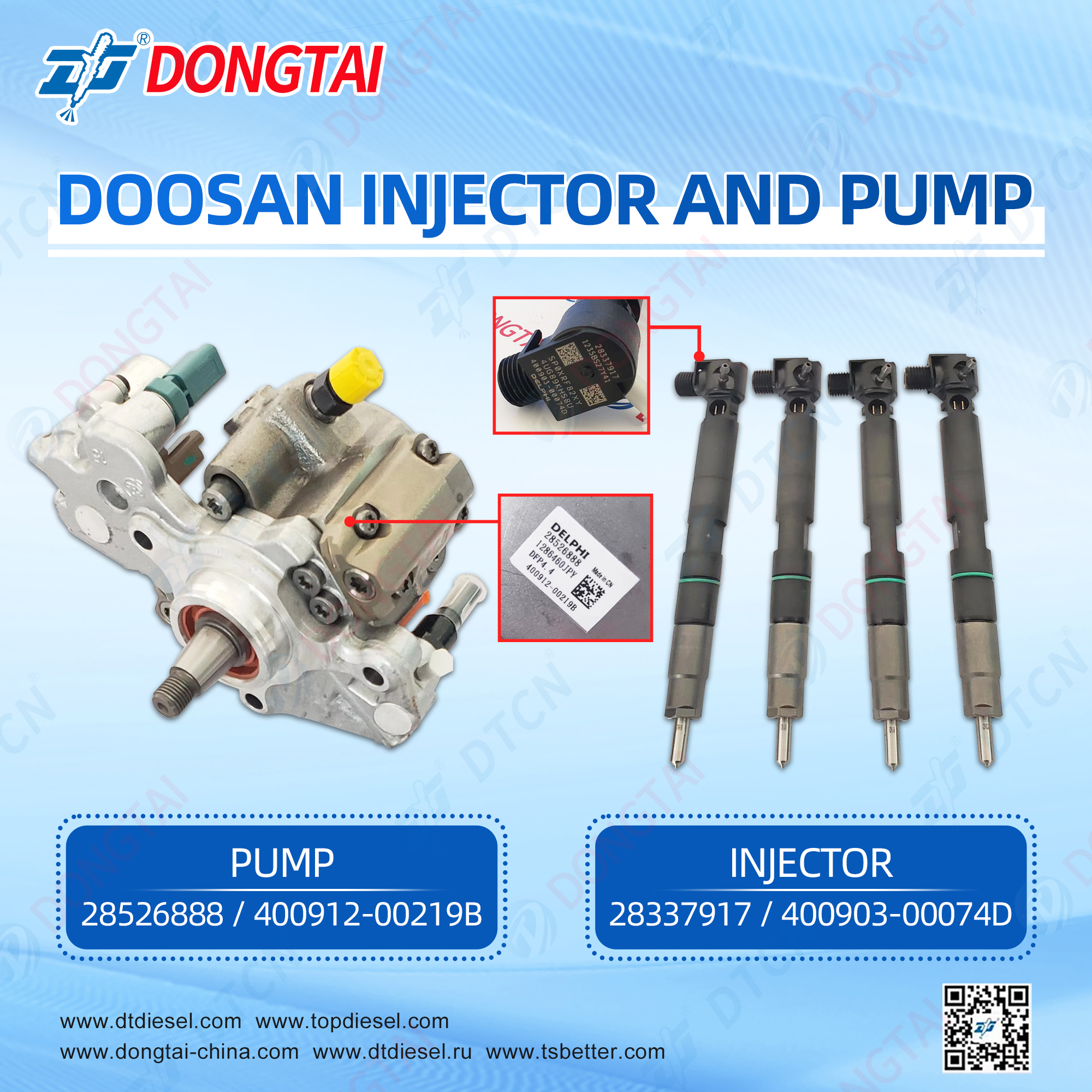 DOOSAN INJECTOR AND PUMP