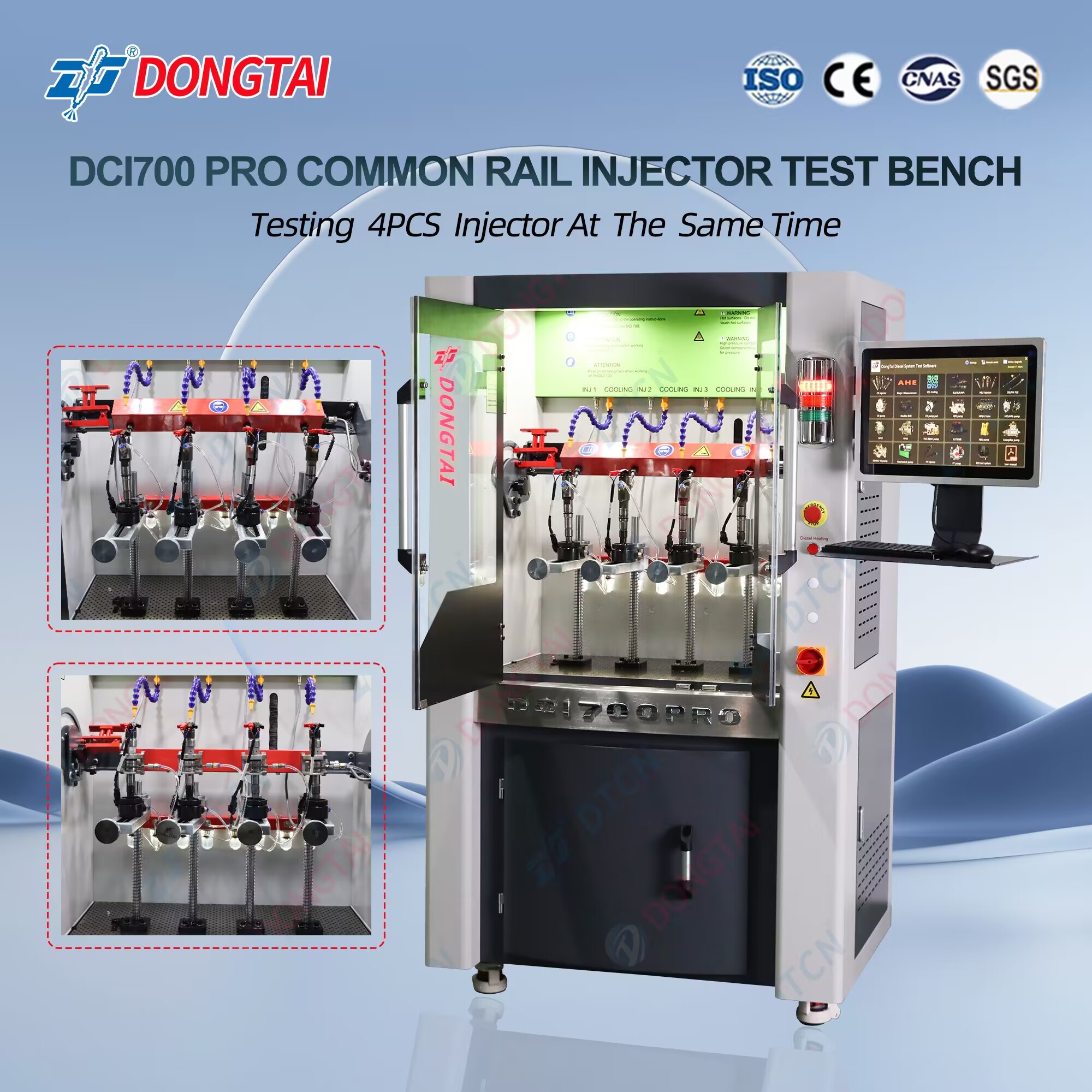 DCI700-PRO Common Rail Injector Test Bench