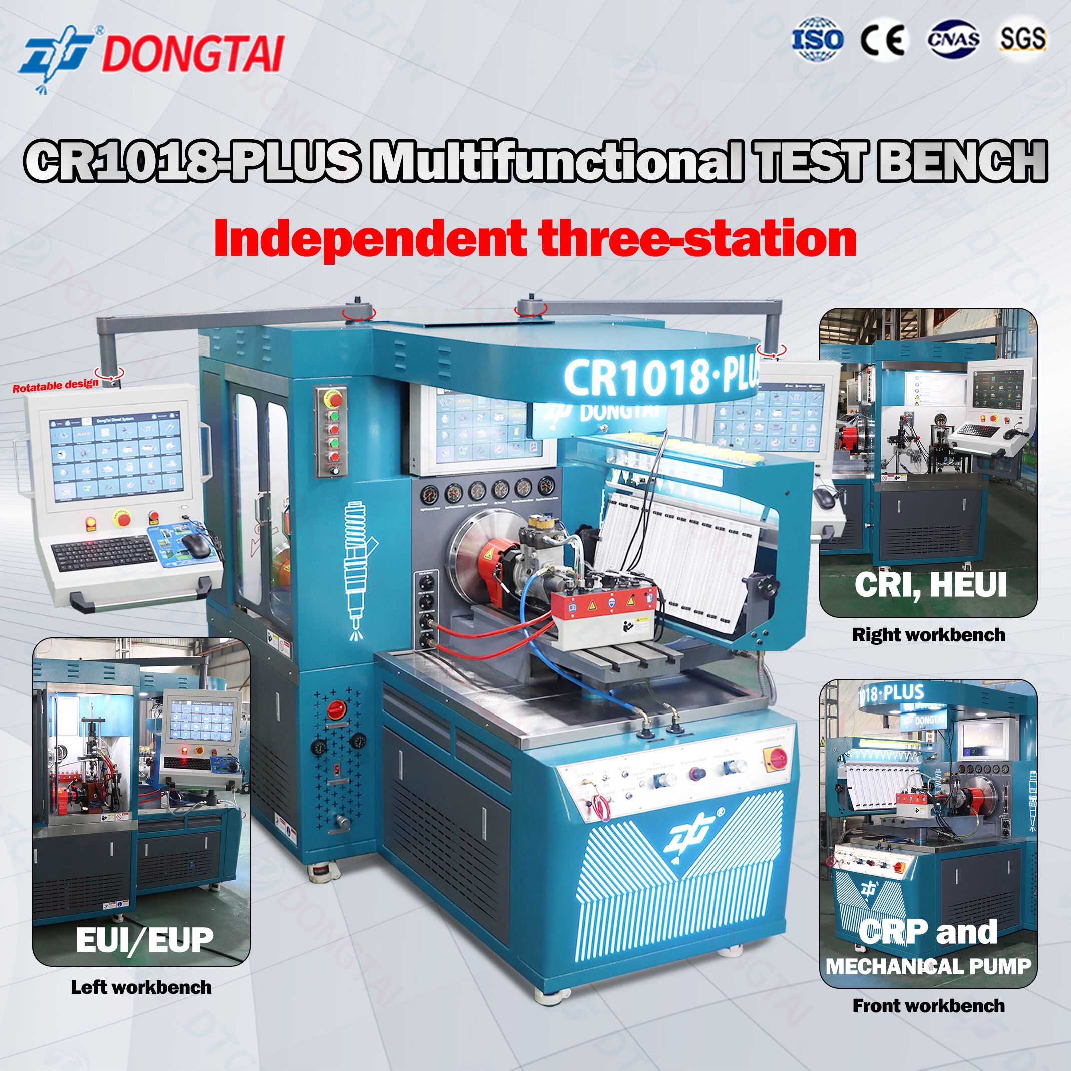 CR1018-PLUS Mulitifunction TEST BENCH (Doubal system)