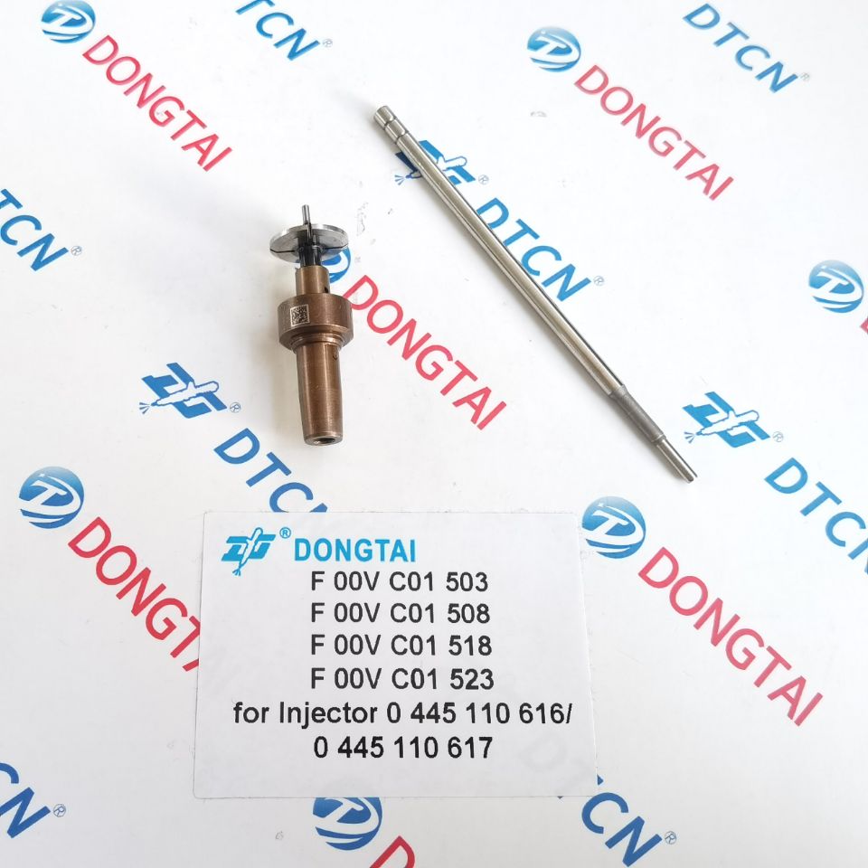NO.590(4-7) BOSCH Common Rail Injector Valve Assembly F 00V C01 503 / F 00V C01 508/ F 00V C01 518 / F 00V C01 523, For 0445110616 0445110617