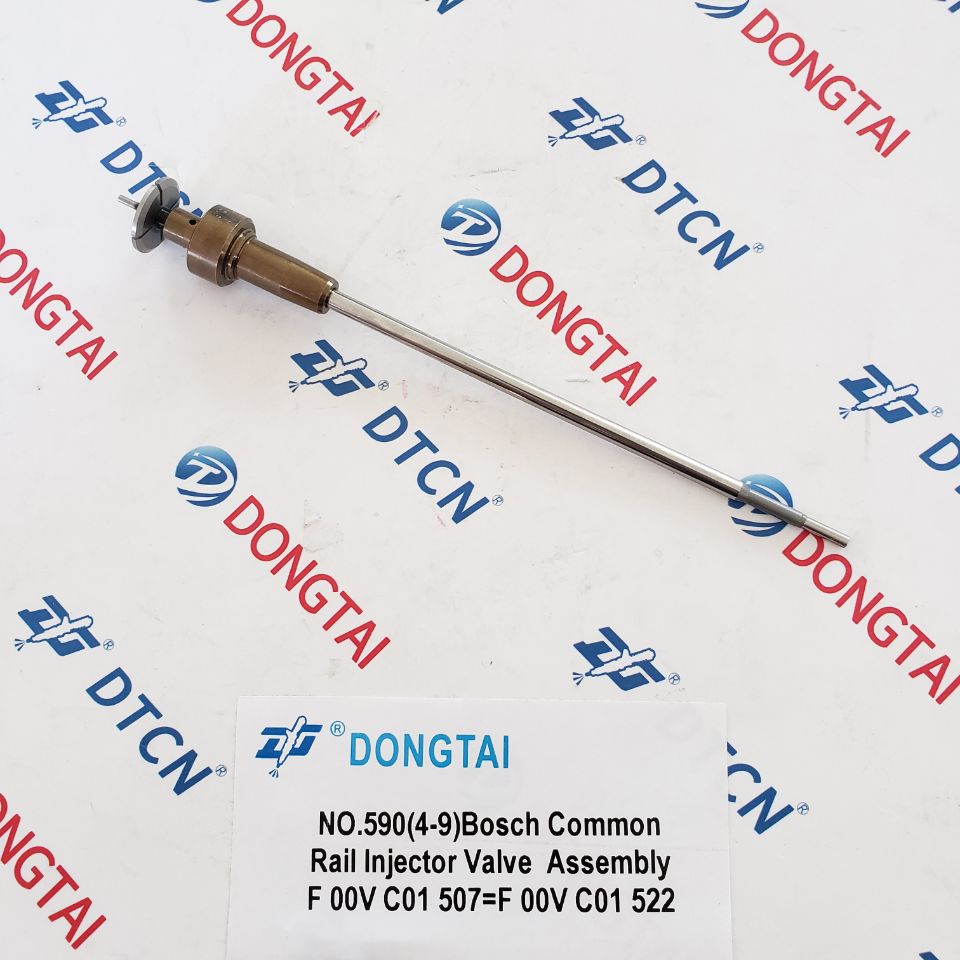 NO.590(4-9) BOSCH Common Rail Injector Valve Assembly F 00V C01 507=F 00V C01 522 For Injector 0445110476
