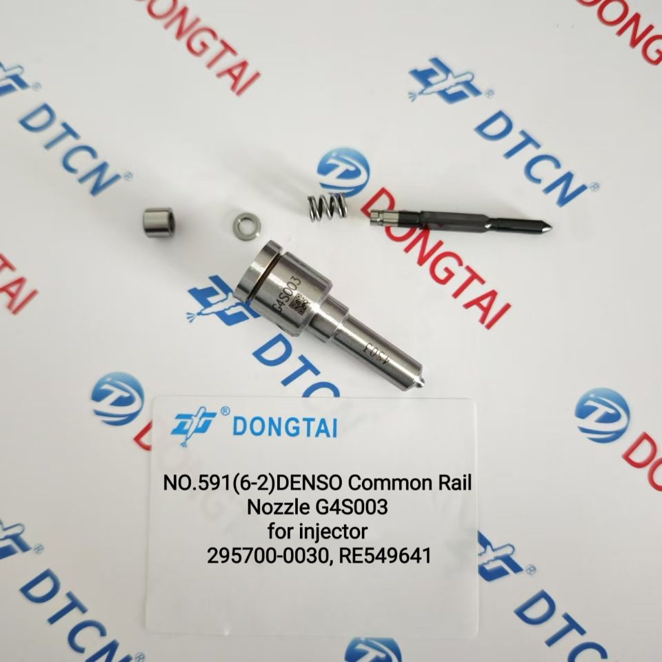NO.591(6-2)DENSO Common Rail Nozzle G4S003 for injector 295700-0030, RE549641