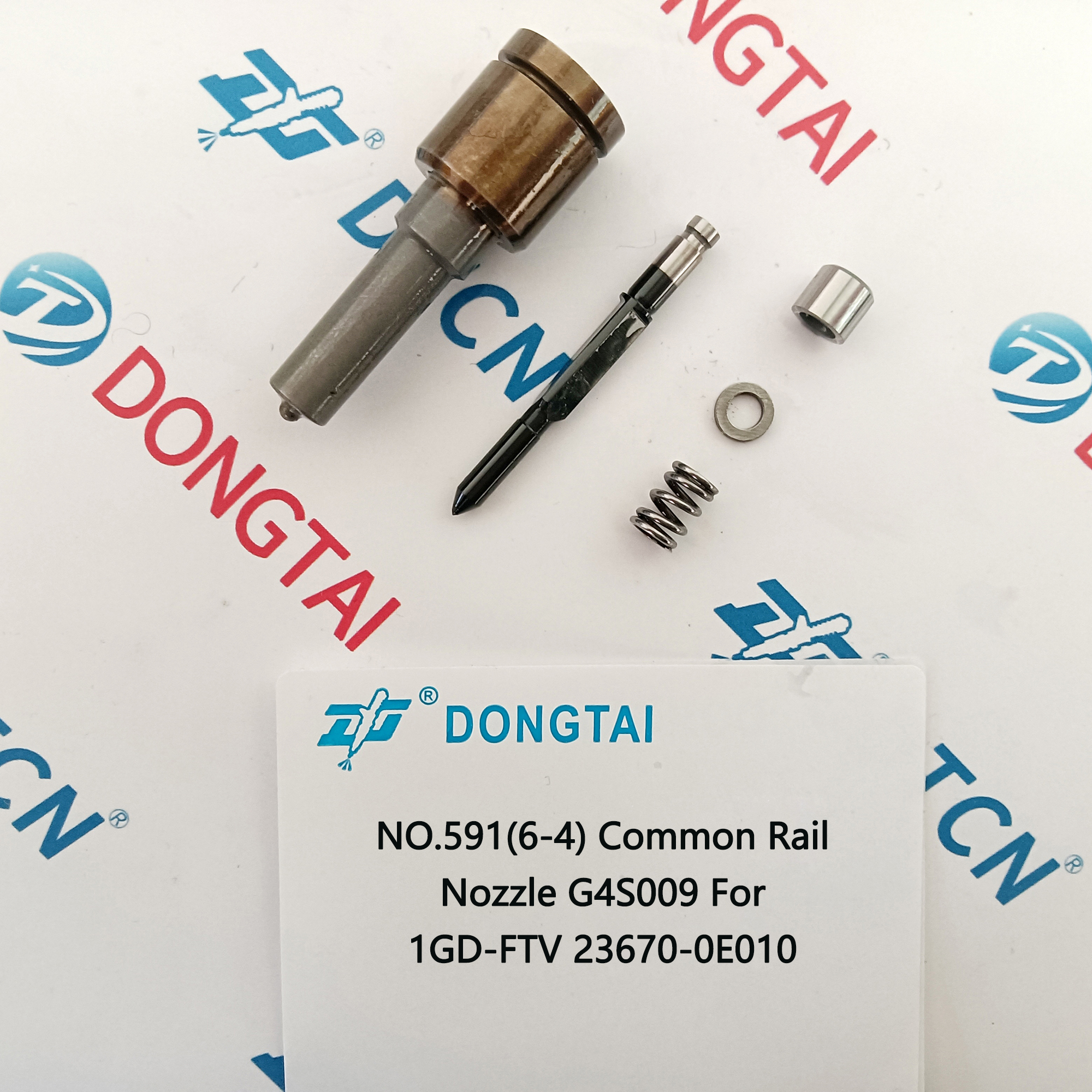 NO.591(6-4) DENSO Common Rail Nozzle G4S009 For 1GD- FTV 23670-0E010 Injector,
