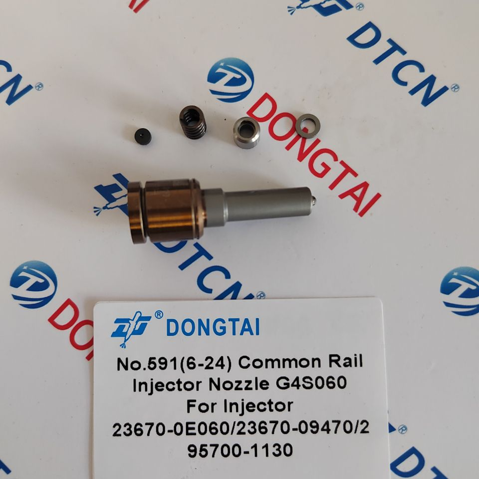 NO.591(6-24) Common Rail Injector Nozzle G4S060 For Injector 23670-0E060/ 23670- 09470/295700-1130