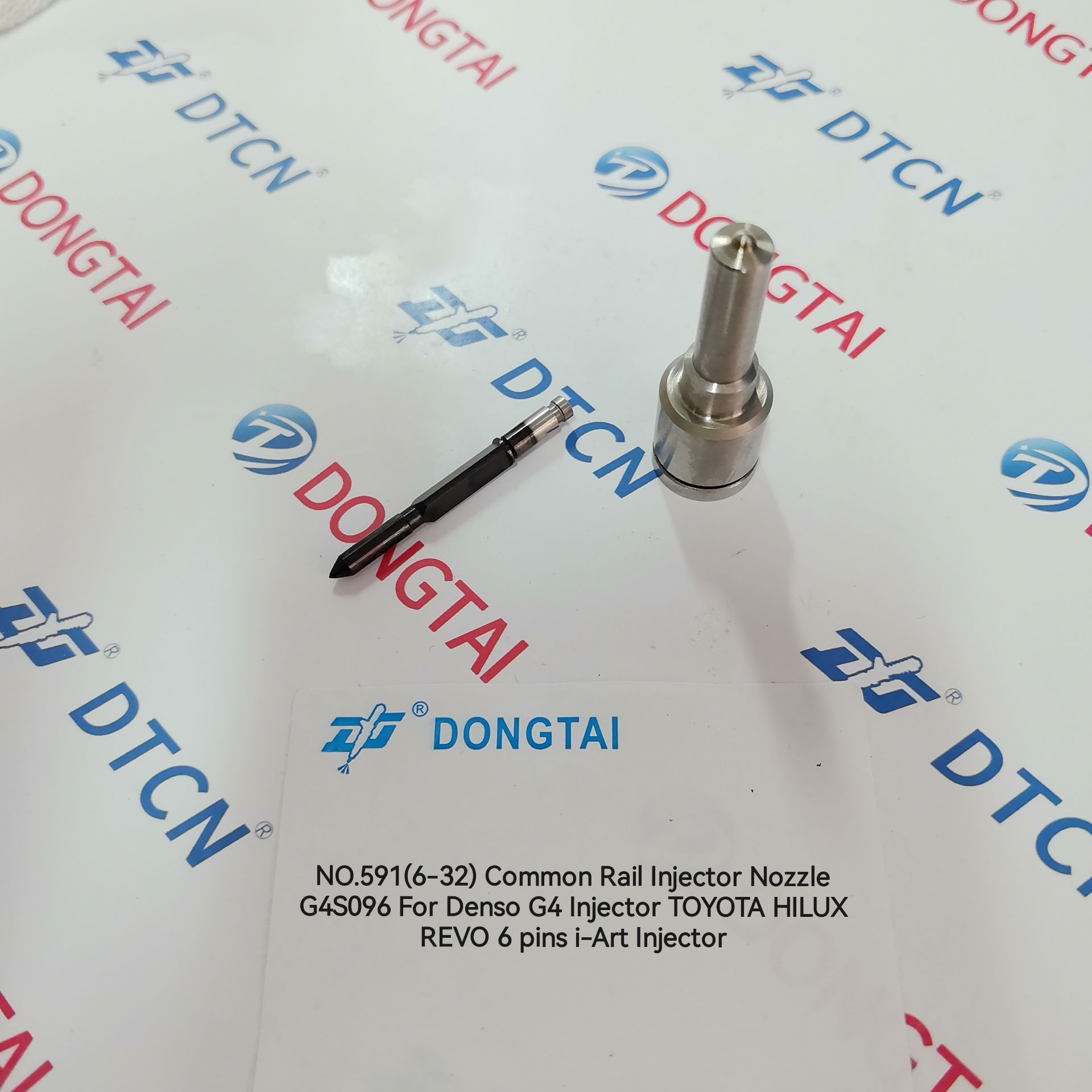 NO.591(6-32) Common Rail Injector Nozzle G4S096 For Denso G4 Injector TOYOTA HILUX REVO 6 pins i-Art Injector