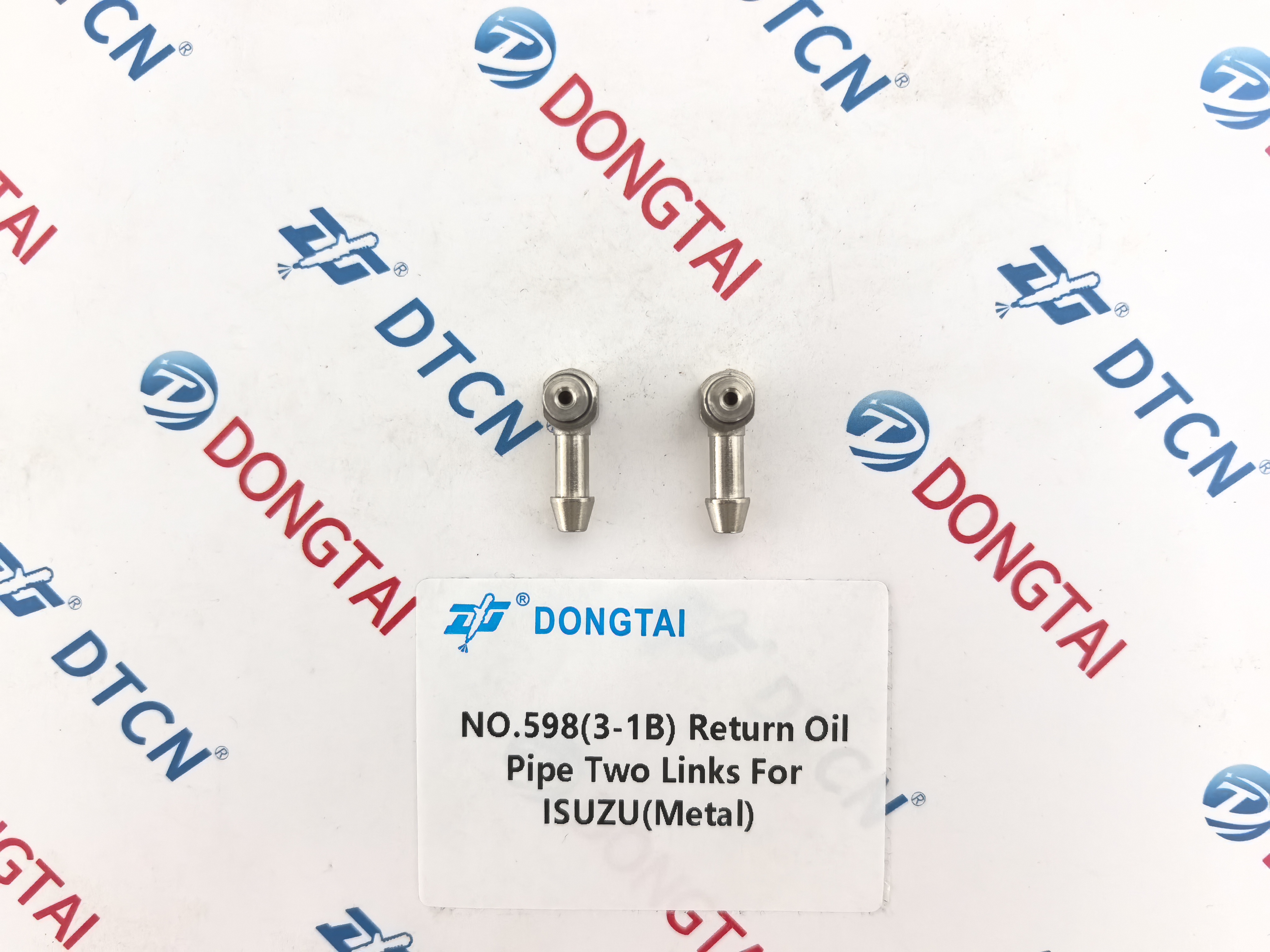 NO.598(3-1B) Return Oil Pipe Two Links For ISUZU (Metal)
