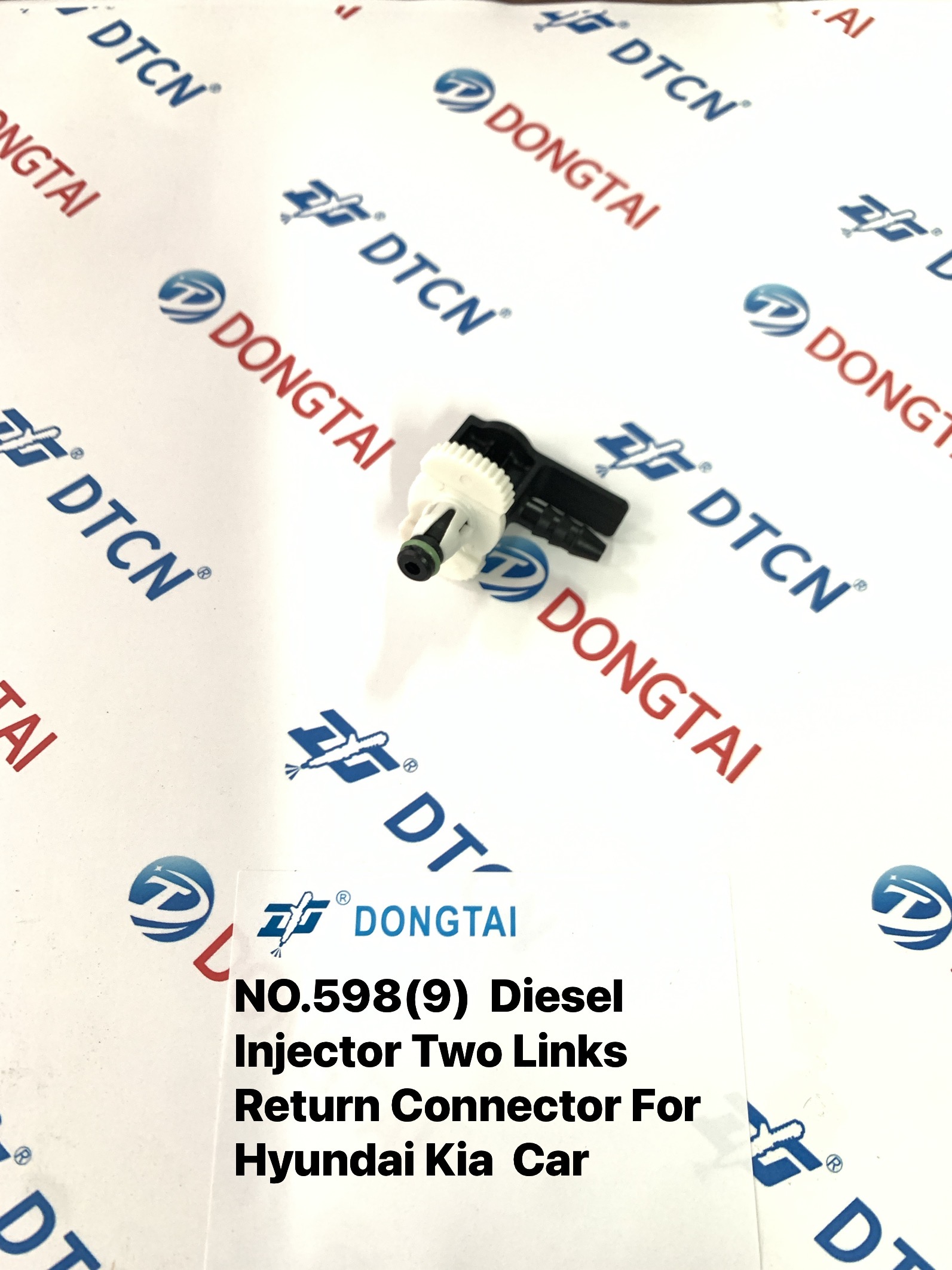 NO.598(9) Diesel Injector Two Links Return Connector For Hyundai Kia Car