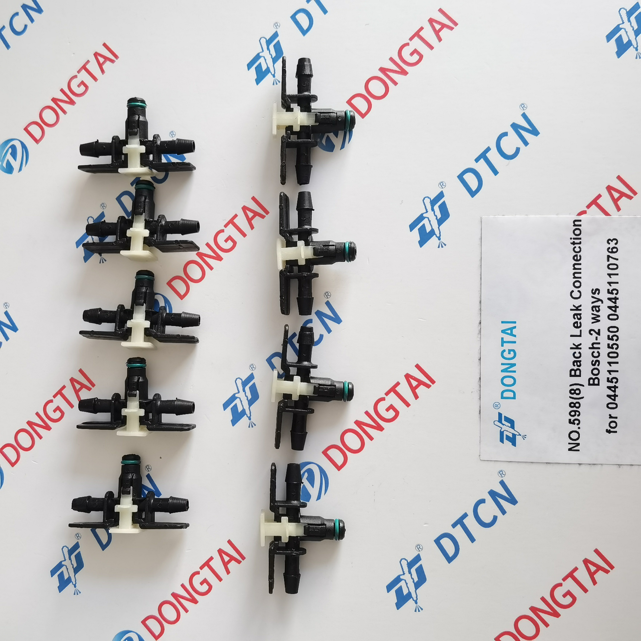 NO.598(8) Back Leak Connection Bosch-2 ways for 0445110550 0445110763