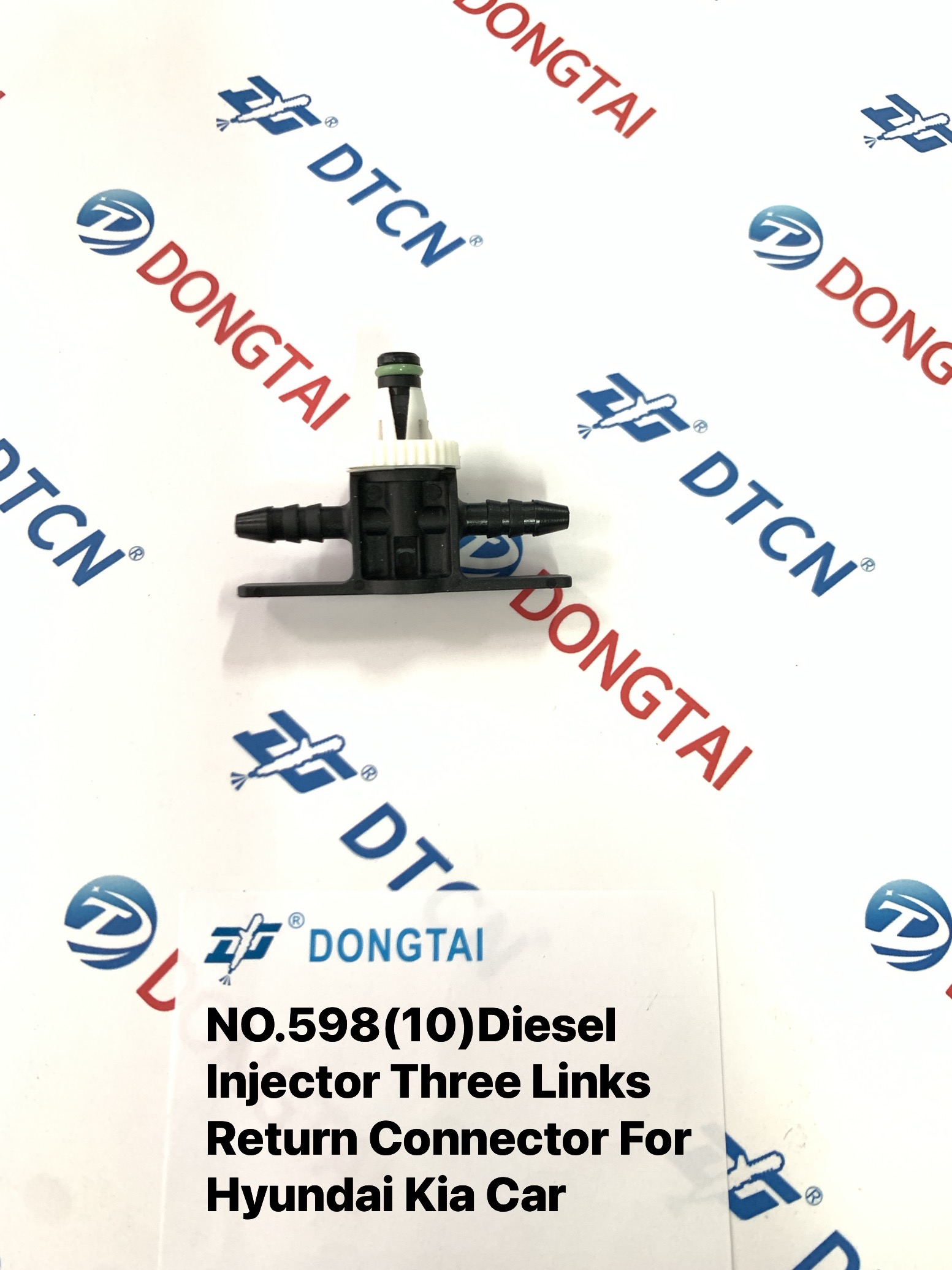 NO.598(10)Diesel Injector Three Links Return Connector For Hyundai Kia Car