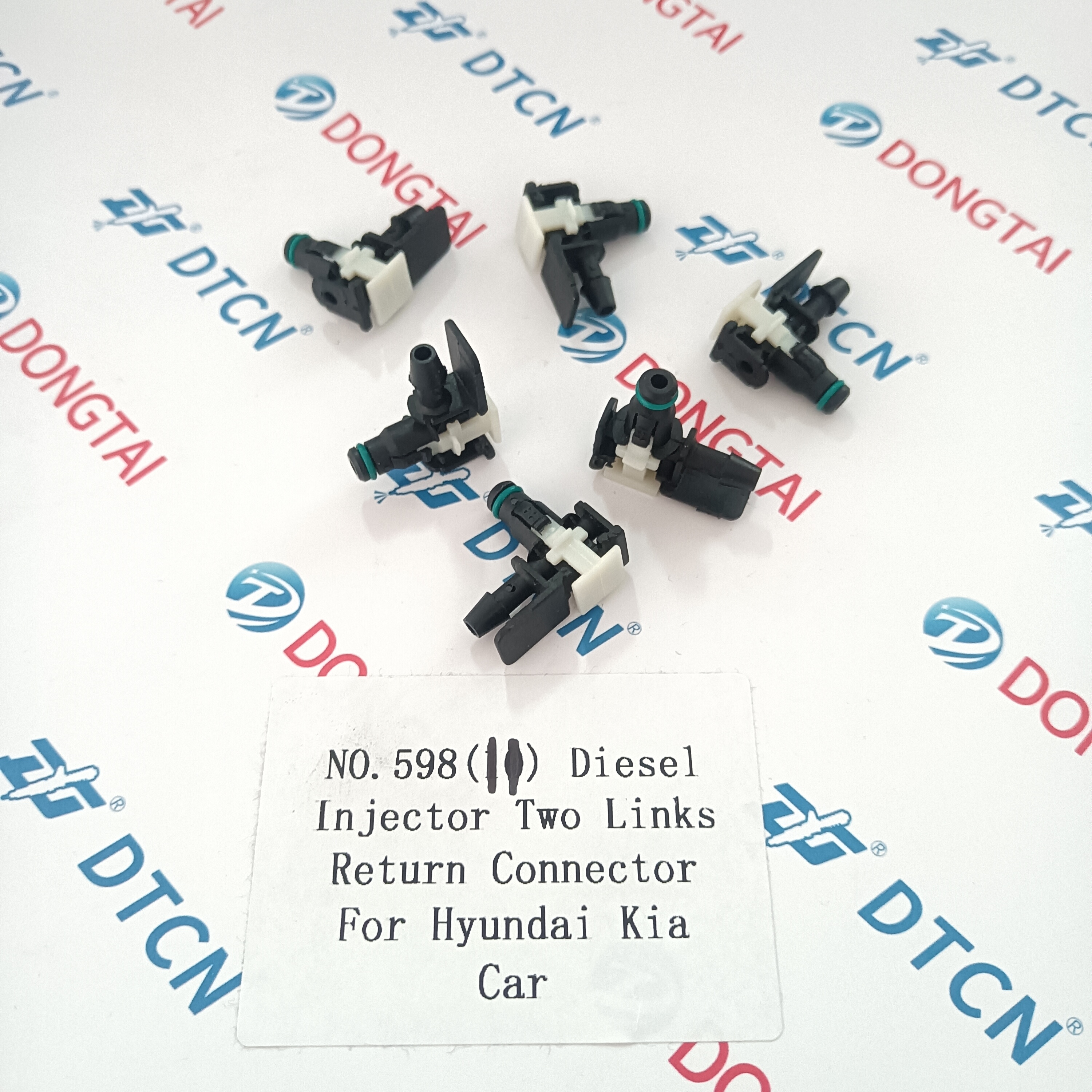 NO.598(11) Diesel Injector Two Links Return Connector For Hyundai Kia Car