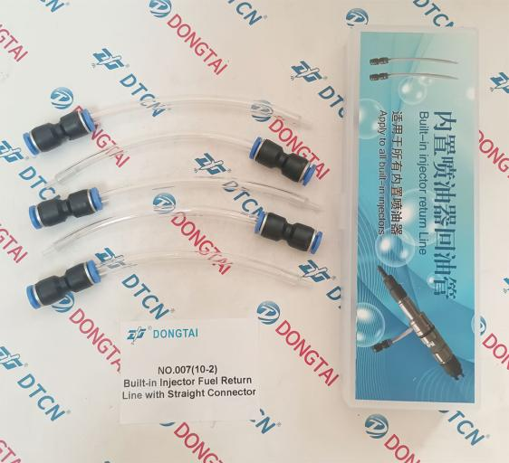 NO.007(10-2) Built-in Injector  Fuel Return Line with  Straight Connector