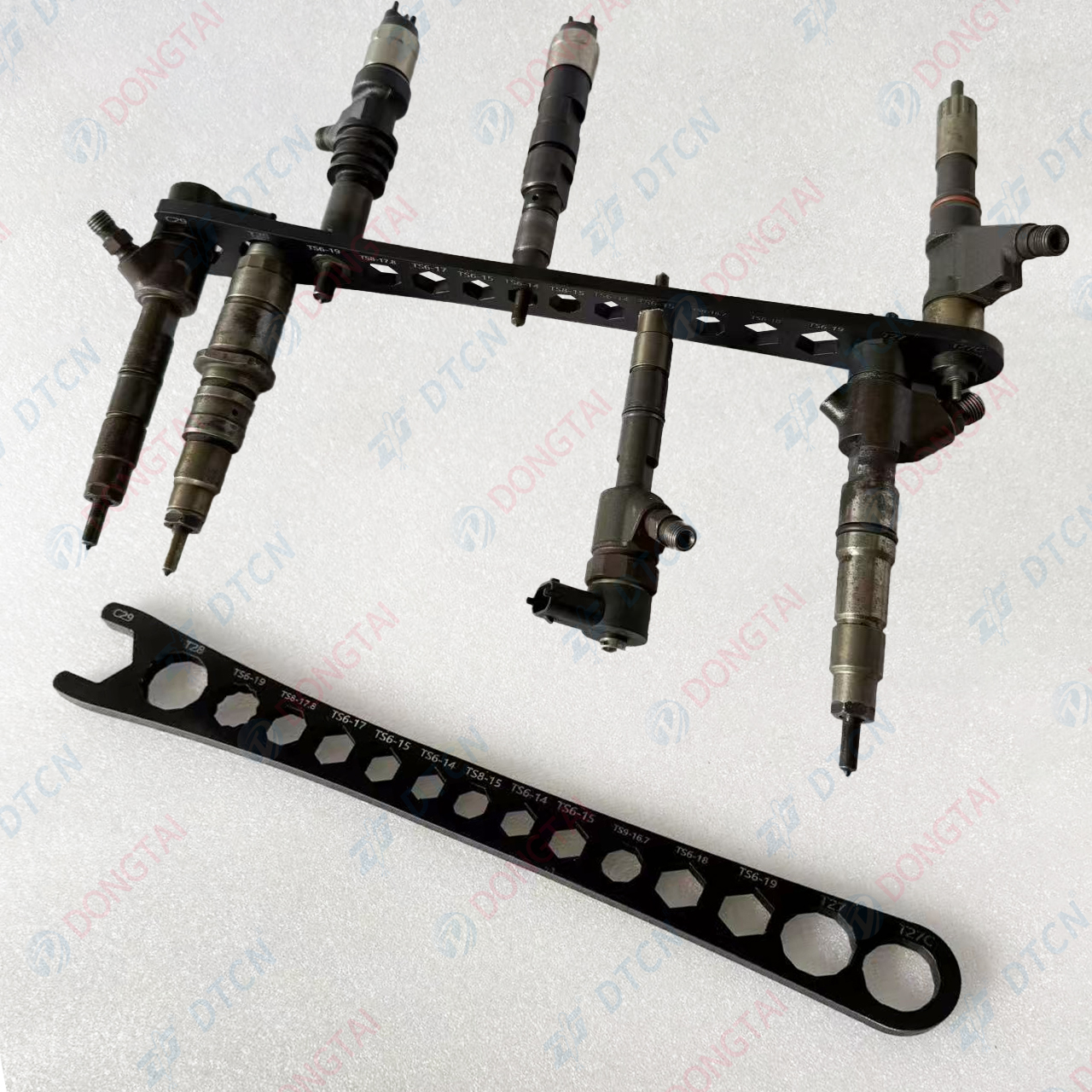 NO.080(3-B) Multifunctional Wrench for Bosch CRIN/CRIN1/CRIN2,Denso,CAT Tight Hat and Solenoid Valv